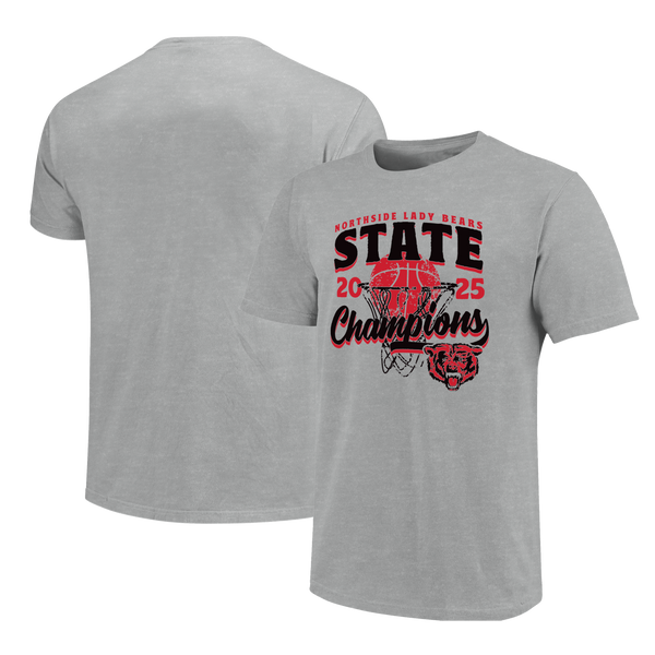 Northside Grizzlies 2025 Girls Basketball Champions Short Sleeve T-Shirt