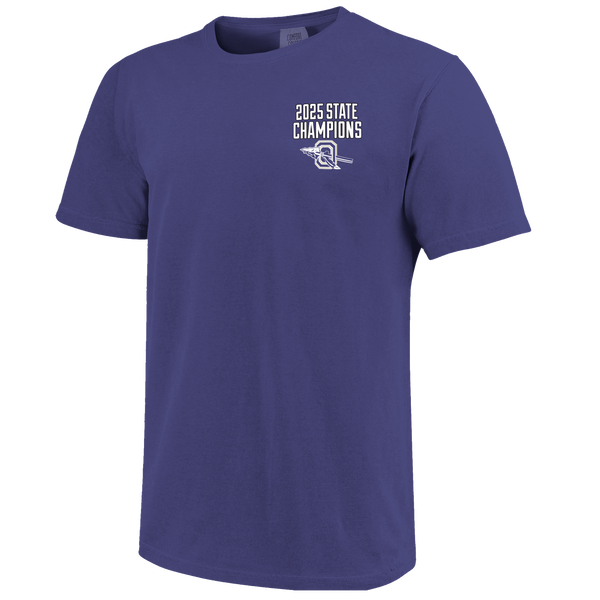 Osceola Seminoles 2025 State Champions Edgy Basketball Short Sleeve Comfort Color T-Shirt