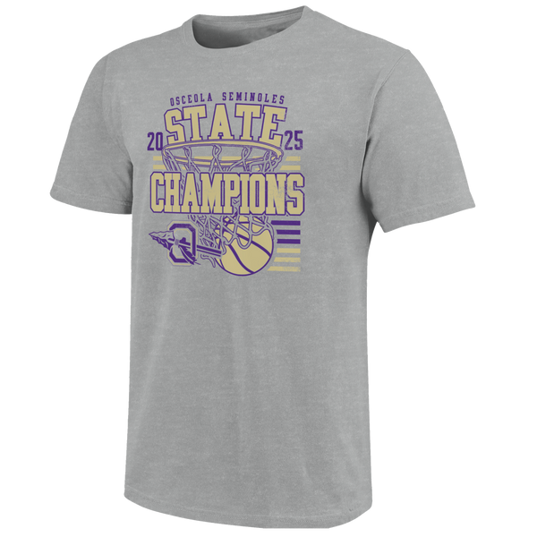 Osceola Seminoles 2025 Boys Basketball Champions Youth T-Shirt