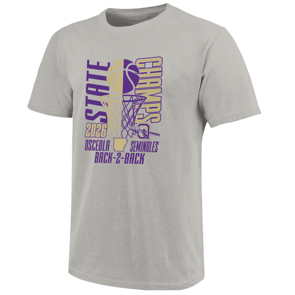 Osceola Seminoles 2026 Boys Basketball State Champs Short Sleeve T-Shirt