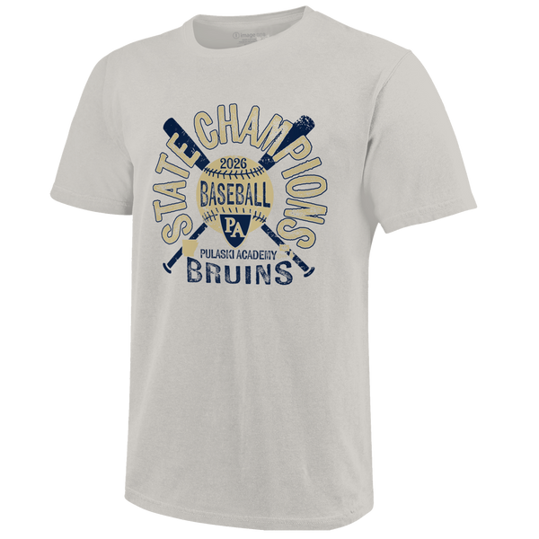 Pulaski Academy Bruins 2026 State Champs Baseball Short Sleeve T-Shirt