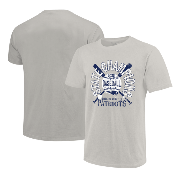 Palestine-Wheatley Patriots 2026 State Champs Baseball Short Sleeve T-Shirt
