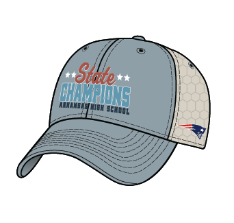 Palestine-Wheatley Patriots 2026 State Champs Baseball Hat