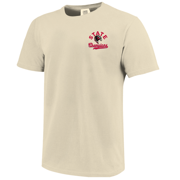 Pea Ridge Blackhawks 2025 Softball Swing State Champs Short Sleeve Comfort Color T-Shirt
