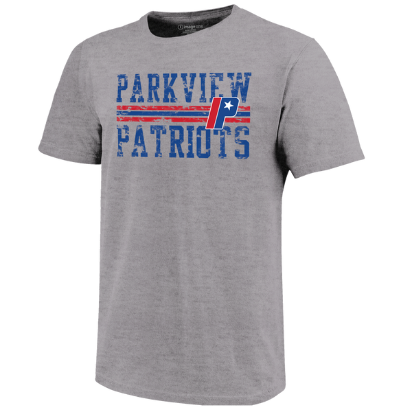 Parkview Patriots Distress Overlay Unisex Cotton T-Shirt