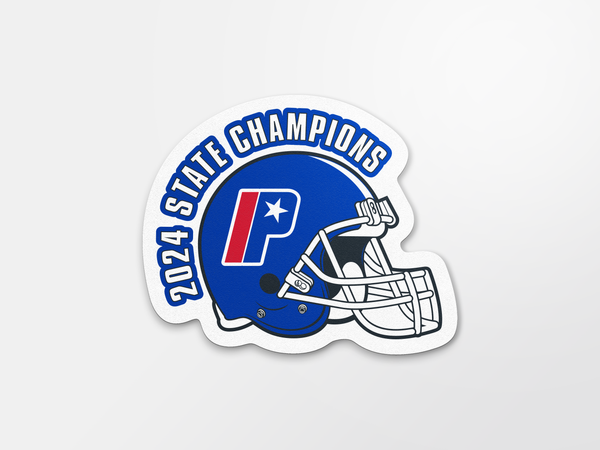 Parkview Patriots 2024 Helmet Champion Sticker