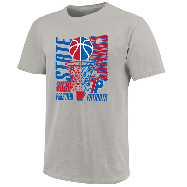 Parkview Patriots 2026 Boys Basketball State Champs Short Sleeve T-Shirt