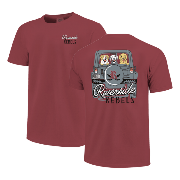 Riverside Rebels Puppy Friends Comfort Color T-Shirt