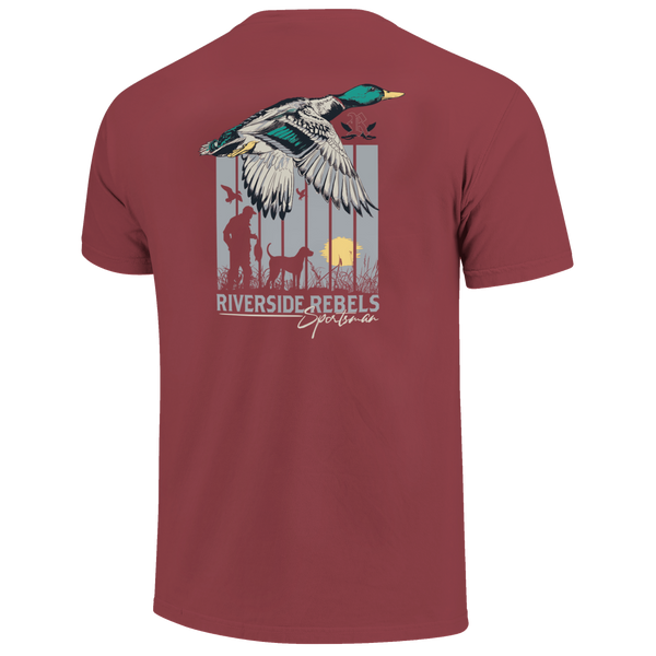 Riverside Rebels Duck Poster Gradient Comfort Color T-Shirt