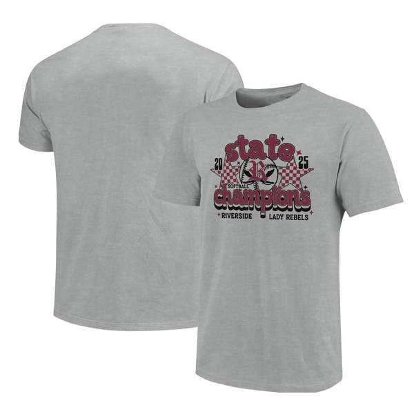 Riverside Rebels 2025 Softball Champs Stars Youth T-Shirt