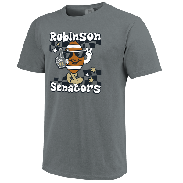 Robinson Senators Football Vibes Comfort Color T-Shirt