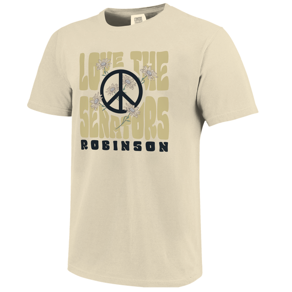 Robinson Senators Love and Peace Comfort Color T-Shirt