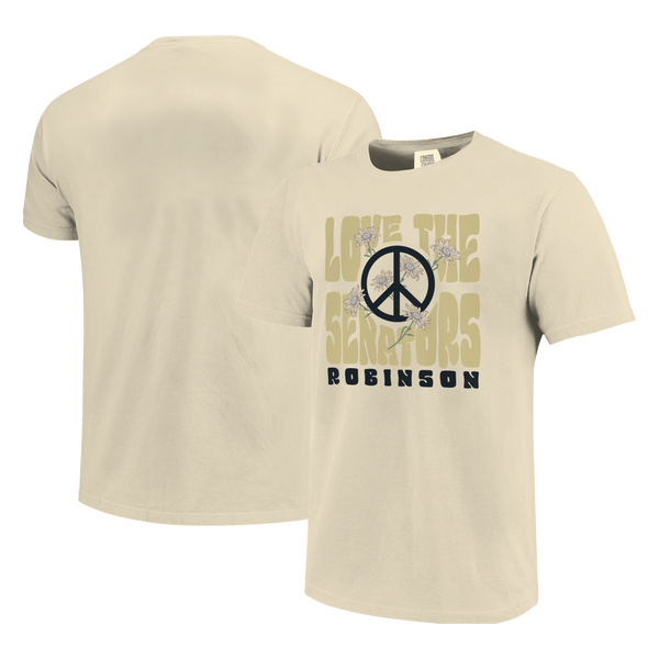 Robinson Senators Love and Peace Comfort Color T-Shirt