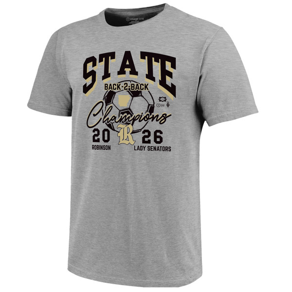 Robinson Senators 2026 Girls Soccer State Champions Youth T-Shirt