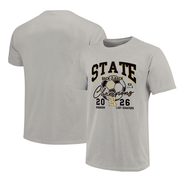 Robinson Senators 2026 Girls Soccer State Champions Short Sleeve T-Shirt