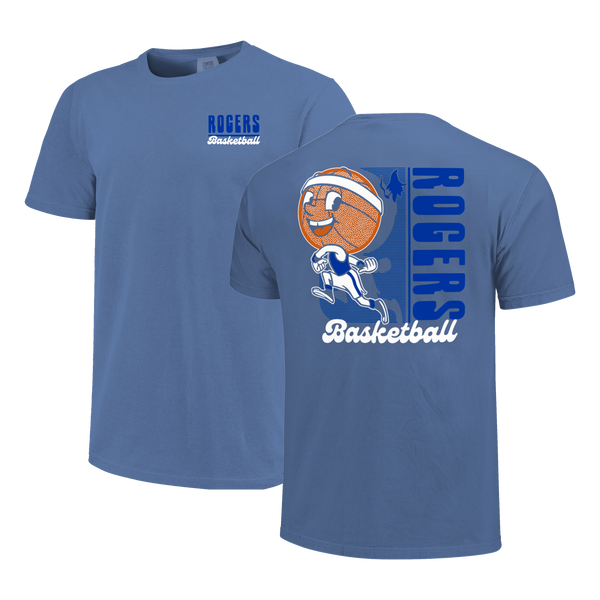 Rogers Mounties Retro Shadow Box Comfort Color T-Shirt