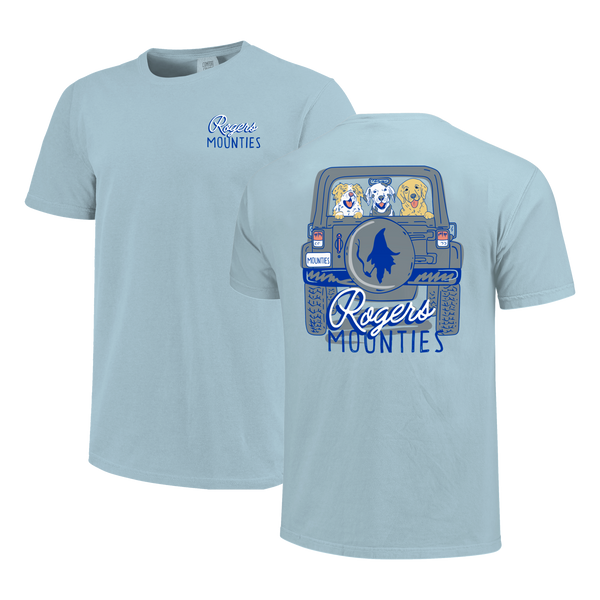 Rogers Mounties Puppy Friends Comfort Color T-Shirt