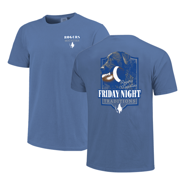 Rogers Mounties Labrador Football Comfort Color T-Shirt