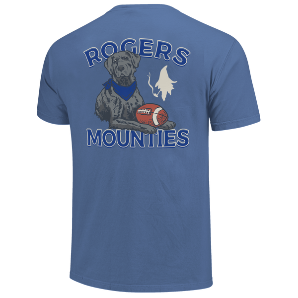 Rogers Mounties Labrador Football Comfort Color T-Shirt