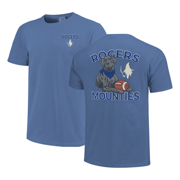 Rogers Mounties Labrador Football Comfort Color T-Shirt