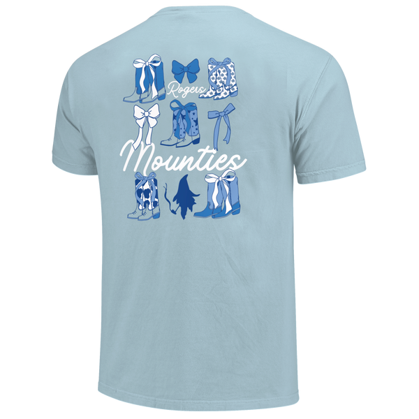 Rogers Mounties Boots & Bows Comfort Color T-Shirt