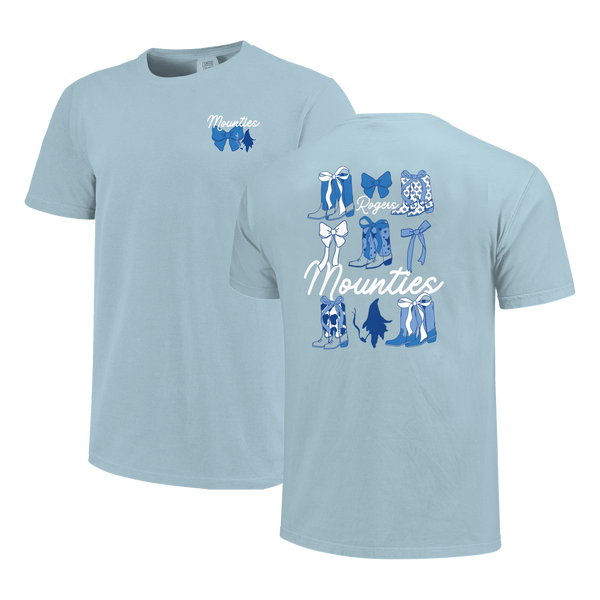 Rogers Mounties Boots & Bows Comfort Color T-Shirt