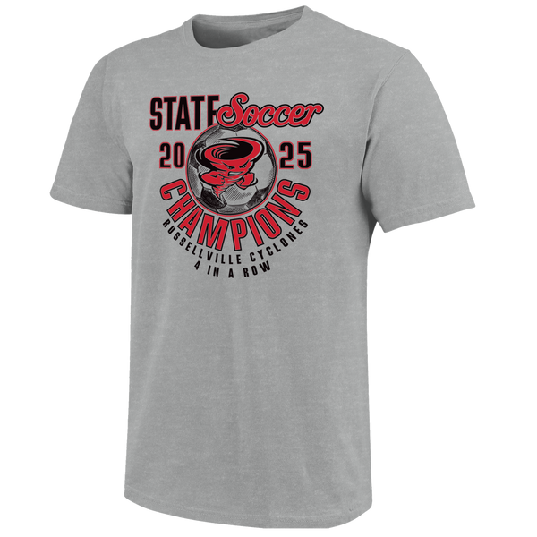 Russellville Cyclones 2025 Boys Soccer Champions Youth T-Shirt