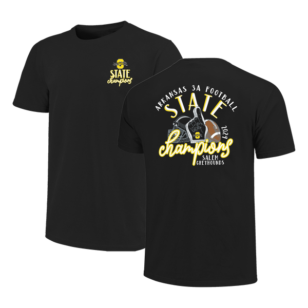 Salem Greyhounds 2024 Football Fan Champions Youth Short Sleeve T-Shirt