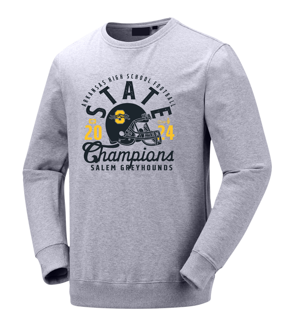 Salem Greyhounds 2024 Football Mascot Overlay Champions Crewneck Sweatshirt