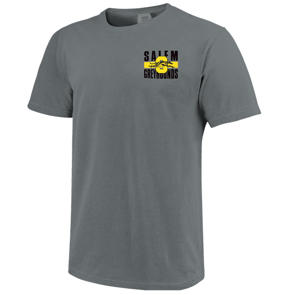Salem Greyhounds Football Retro Poster Comfort Color T-Shirt