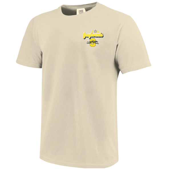 Salem Greyhounds Retro Football Star Comfort Color T-Shirt