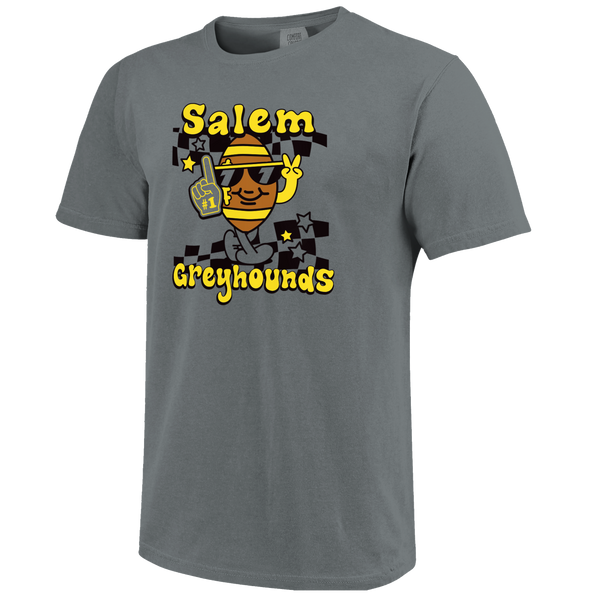 Salem Greyhounds Football Vibes Comfort Color T-Shirt