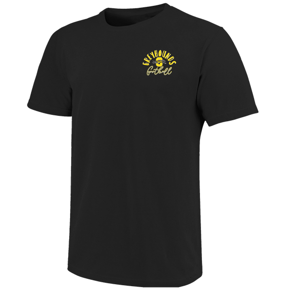 Salem Greyhounds Football Swirls Comfort Color T-Shirt