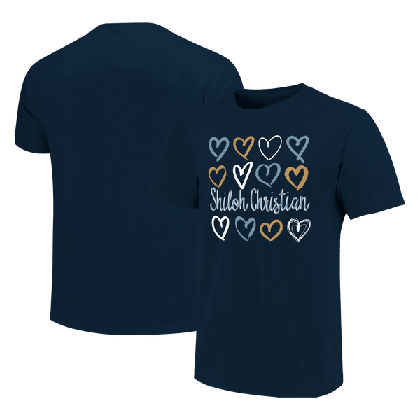 Shiloh Christian Saints Hearts Unisex Cotton T-Shirt