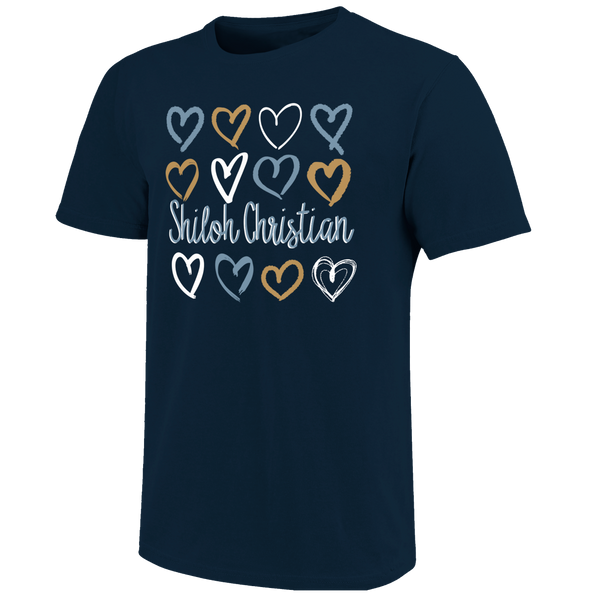 Shiloh Christian Saints Hearts Unisex Cotton T-Shirt