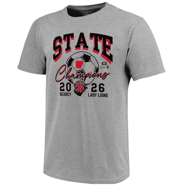 Searcy Lions 2026 Girls Soccer State Champions Youth T-Shirt