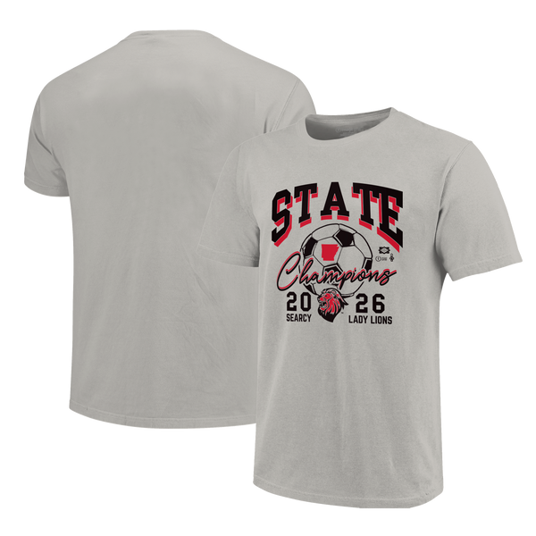Searcy Lions 2026 Girls Soccer State Champions Short Sleeve T-Shirt
