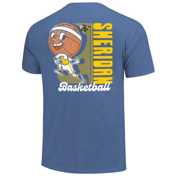 Sheridan Yellowjackets Retro Shadow Box Comfort Color T-Shirt