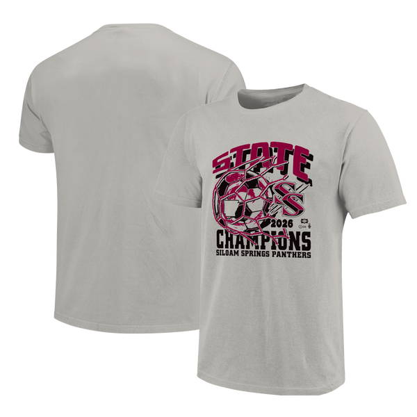 Siloam Springs Panthers 2026 Boys Soccer State Champions Short Sleeve T-Shirt