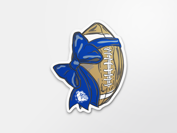 Strong Bulldogs Gameday Bow Sticker
