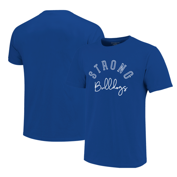 Strong Bulldogs Arch & Type Unisex Cotton T-Shirt
