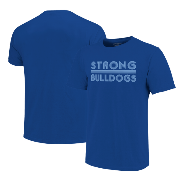 Strong Bulldogs Vintage Lines Unisex Cotton T-Shirt