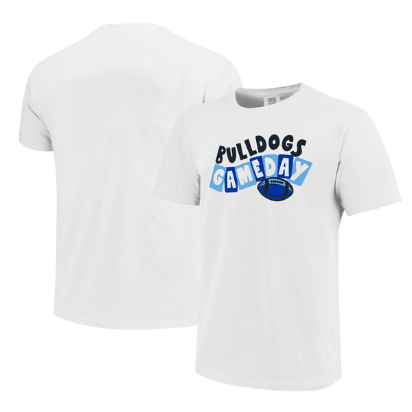 Strong Bulldogs Gameday Sign Comfort Color T-Shirt