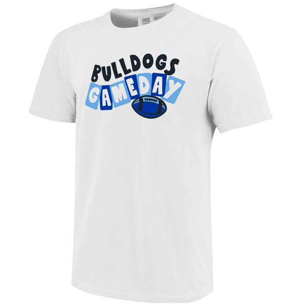 Strong Bulldogs Gameday Sign Comfort Color T-Shirt