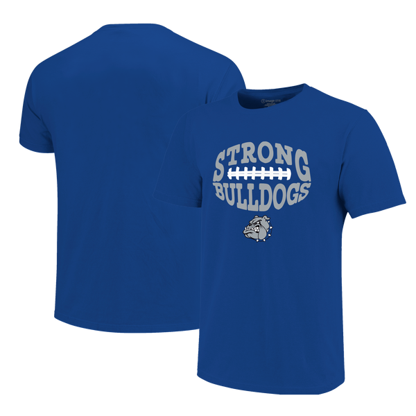 Strong Bulldogs Football Type Unisex Cotton T-Shirt