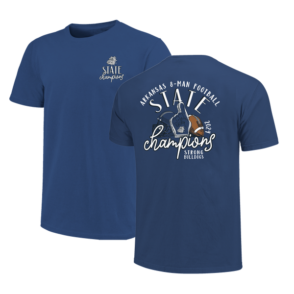 Strong Bulldogs 2024 Football Fan Champions Youth Short Sleeve T-Shirt