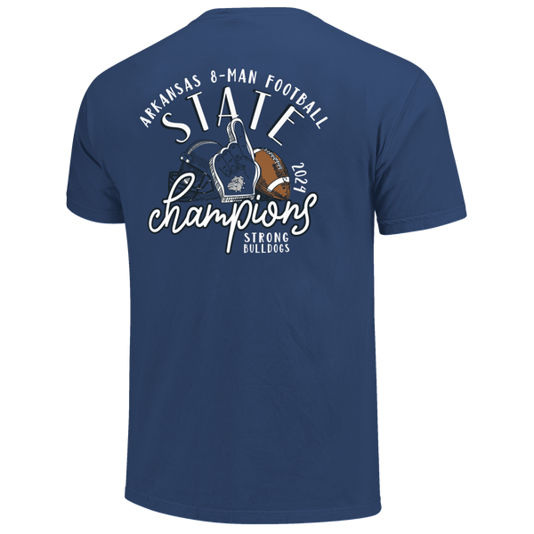 Strong Bulldogs 2024 Football Fan Champions Youth Short Sleeve T-Shirt