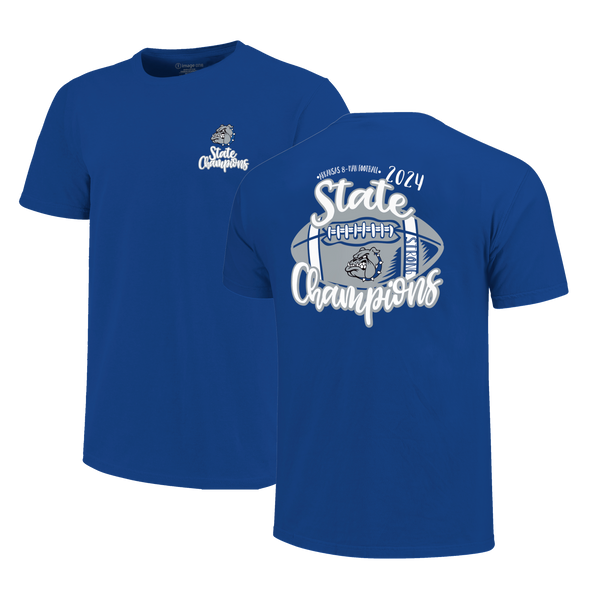 Strong Bulldogs 2024 Script Football Champions Short Sleeve T-Shirt