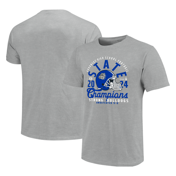 Strong Bulldogs 2024 Football Mascot Overlay Champions Youth T-Shirt