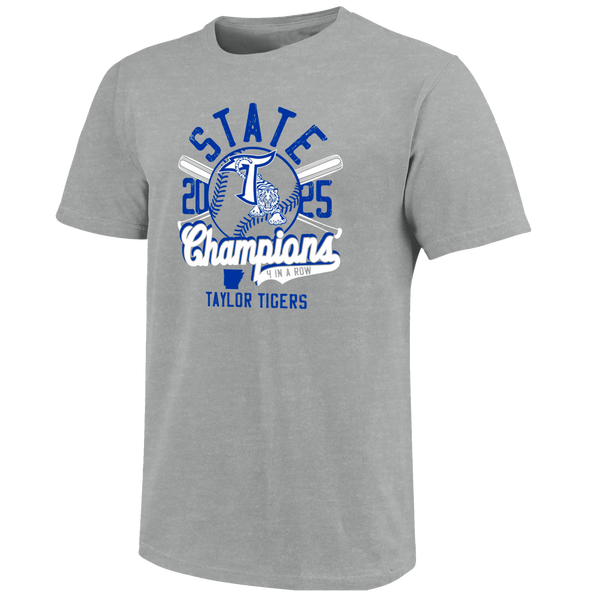 Taylor Tigers 2025 Baseball Champs Script Youth T-Shirt